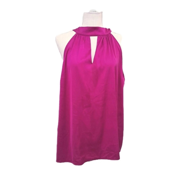INC International Concepts Magenta Halter Top - Picture 1 of 7